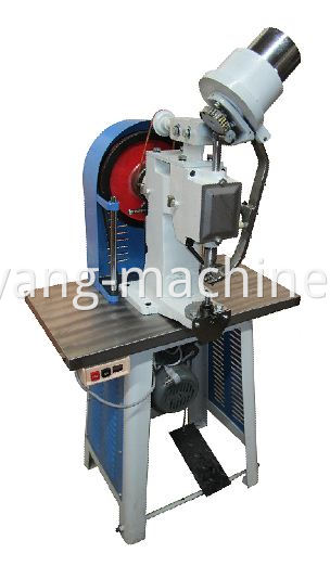 Heavy duty single head auto eyelet machine